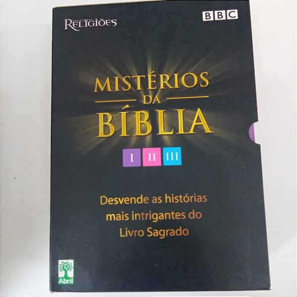 Dvd Mistérios da Biblia 1-2-3 /box com Tres Dvds Editora Bbc [usado]
