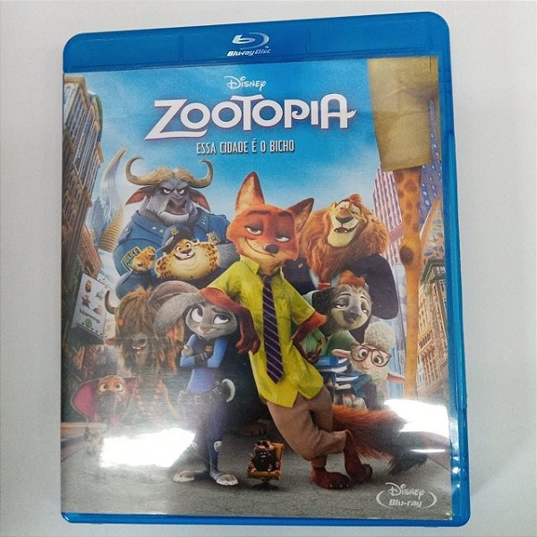 Dvd Zootopia - Essa Cidade é o Bicho Dvd em Blu-ray Editora Walt Disney [usado]