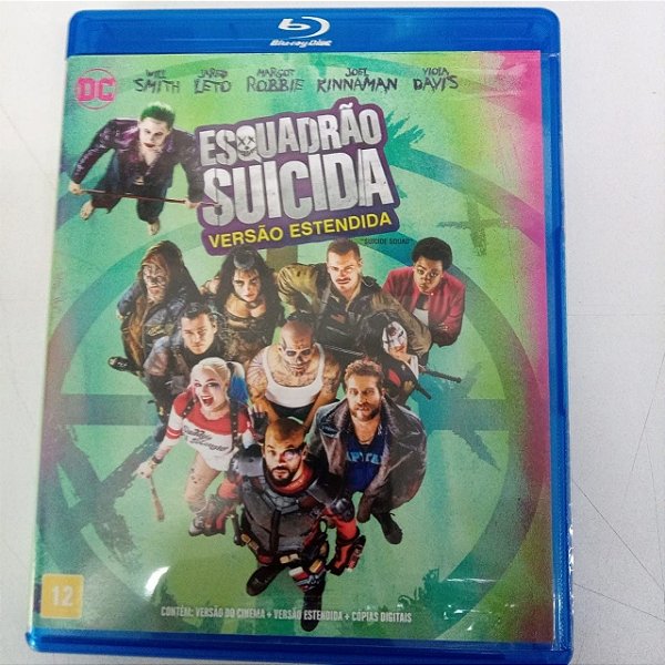 Dvd Esquadrão Suicida Blu-ray Disc Editora David Ayer [usado]
