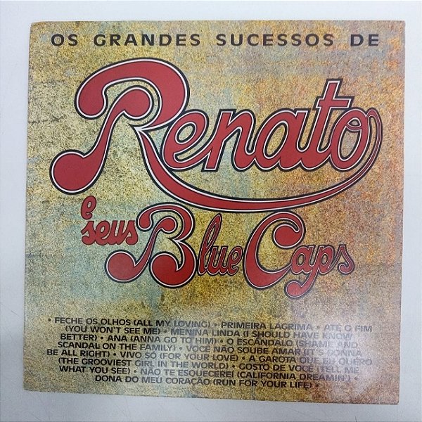 Disco de Vinil Renato e seus Blue Caps - os Grandes Sucessos Interprete Renato e seus Blue Caps [usado]