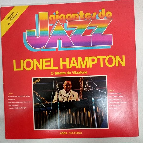 Disco de Vinil Lionel Hampton - Gigante do Jazz . Interprete Lionel Hampton (1981) [usado]