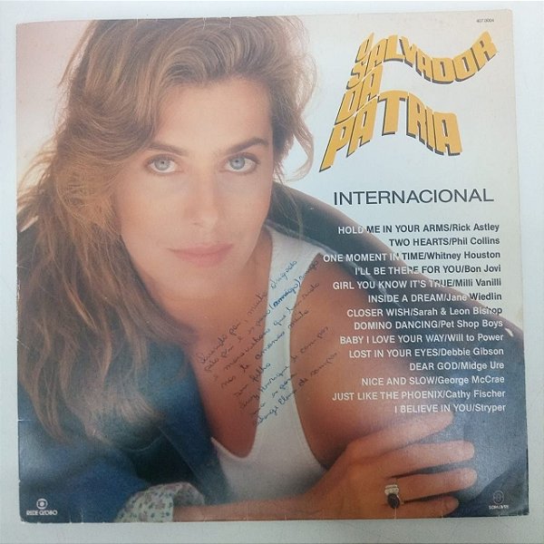 Disco de Vinil o Salvador da Patria Internacional Interprete Varios (1989) [usado]