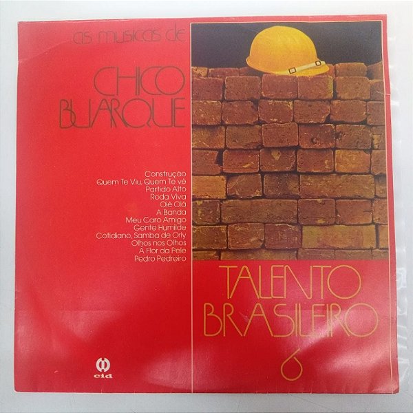 Disco de Vinil Chico Buarque - Talento Brasileiro Interprete Chico Buarque (1978) [usado]