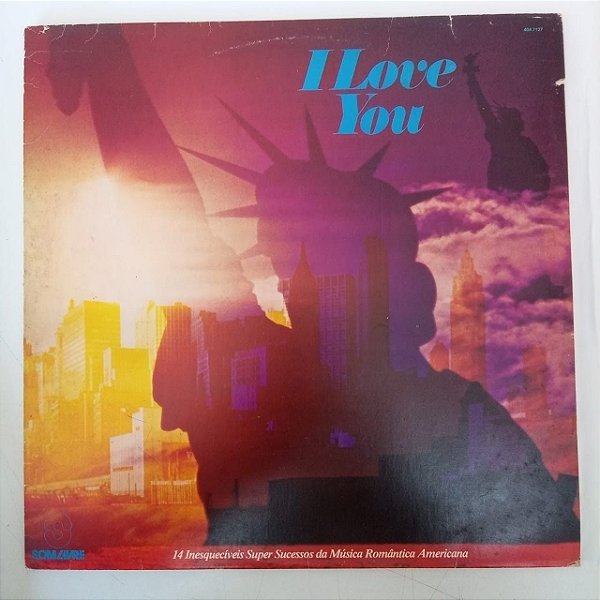 Disco de Vinil I Love You - 14 Inesquecíveis Super Sucessos da Musica Romantica Interprete Varios (1979) [usado]