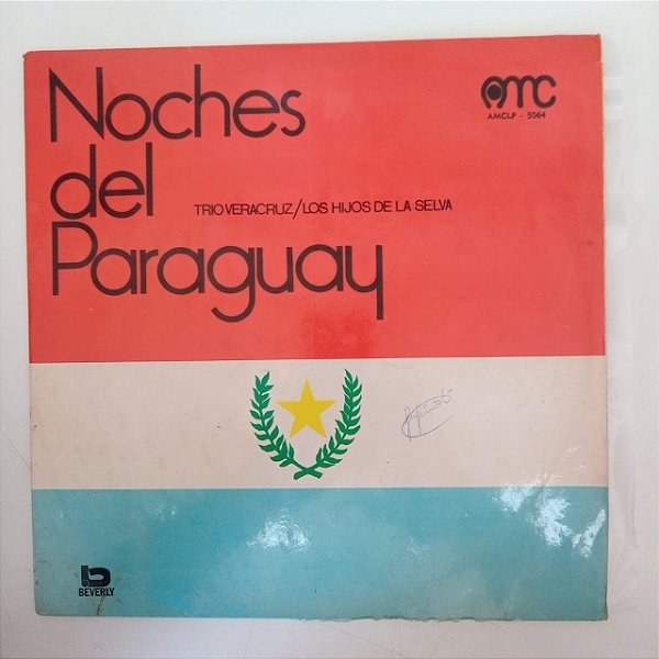 Disco de Vinil Noches Del Paraguai Interprete Trio Vercruz /los Hijos de La Selva [usado]
