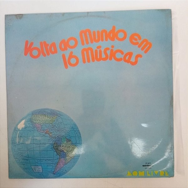 Disco de Vinil Volta ao Mundo em 16 Musicas Interprete Varios (1977) [usado]