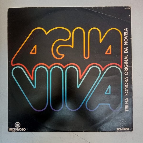 Disco de Vinil Agua Viva - Trilha Sonora Interprete Varios (1980) [usado]