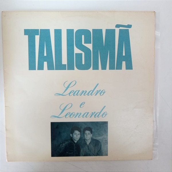 Disco de Vinil Lenadro e Leonardo - Talismã Disco Promocional Interprete Leandro e Leonardo (1990) [usado]