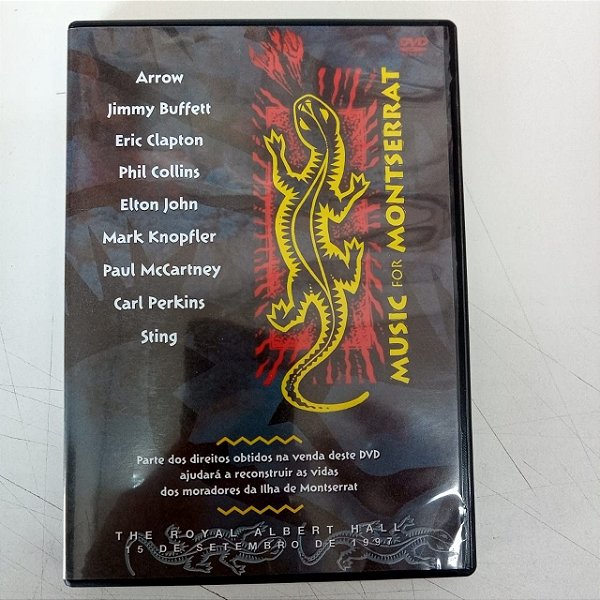 Dvd Music For Montserrat Editora St2/ Eagle Vision [usado]