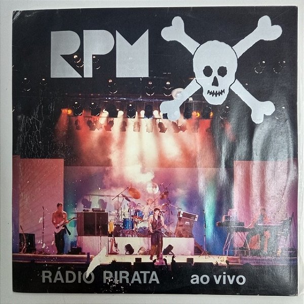 Disco de Vinil Rpm - Radio Pirata ao Vivo Interprete Rpm (1986) [usado]