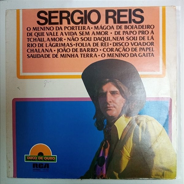 Disco de Vinil Sergio Reis - Disco de Ouro Interprete Sergio Reis (1977) [usado]