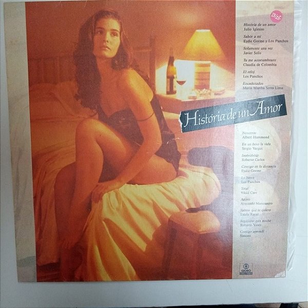 Disco de Vinil História de um Amor Interprete Varios (1992) [usado]