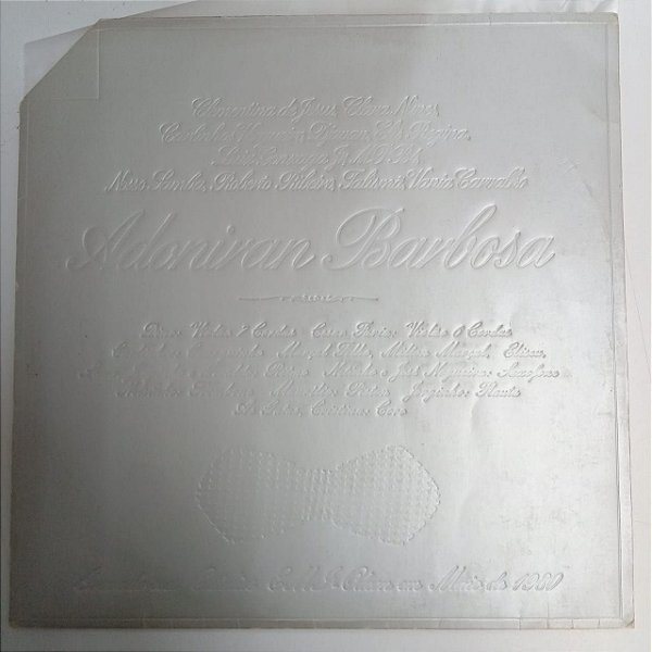 Disco de Vinil Adoniran Barbosa Interprete Adoniran Barbosa (1980) [usado]