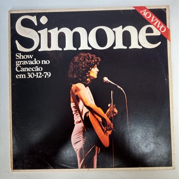 Disco de Vinil Simone - Show Gravado no Caneção 30/12/1979 Interprete Simone (1979) [usado]