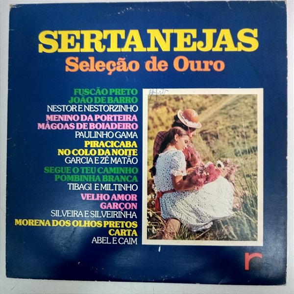 Disco de Vinil Sertanejas - Seleção de Ouro Interprete Varios (1982) [usado]
