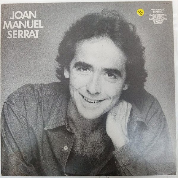 Disco de Vinil Joan Manoel Serrat - Sinceramente Teu Interprete Joan Manonel Serrat (1986) [usado]