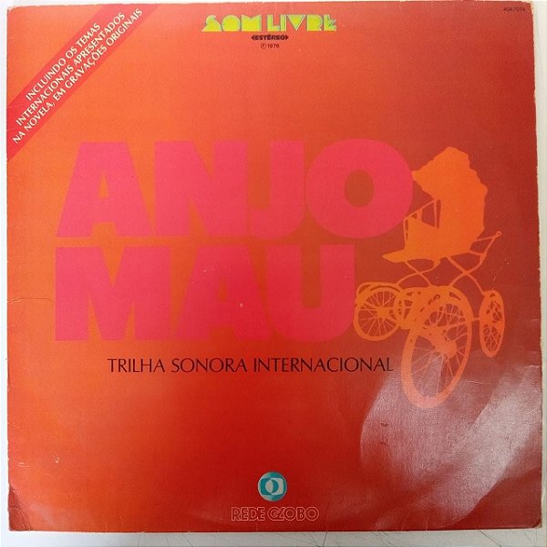 Disco de Vinil Anjo Mau - Trilha Sonora Internacional Interprete Varios (1976) [usado]