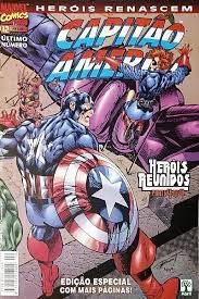 Gibi Capitão América Nº12 - Heróis Renascem Autor Heróis Reunidos Parte 4 de 4 (1999) [usado]
