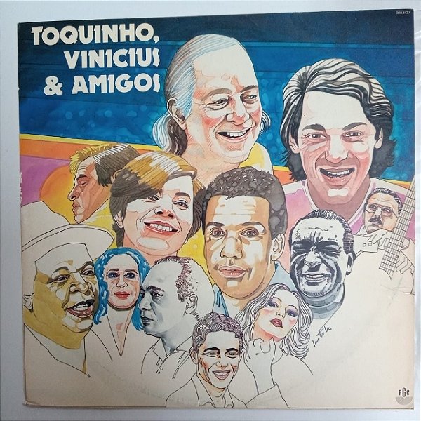 Disco de Vinil Toquinho , Vinicius e Amigos Interprete To0quinho , Vinicius e Amigos (1987) [usado]