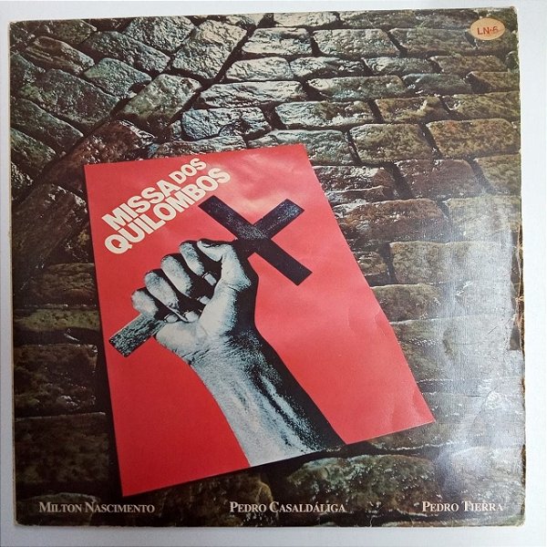 Disco de Vinil Milton Nascimento - Missa dos Quilombo Interprete Milton Nascimento ,pedro Tierra , e Pedro Casaldálica (1982) [usado]