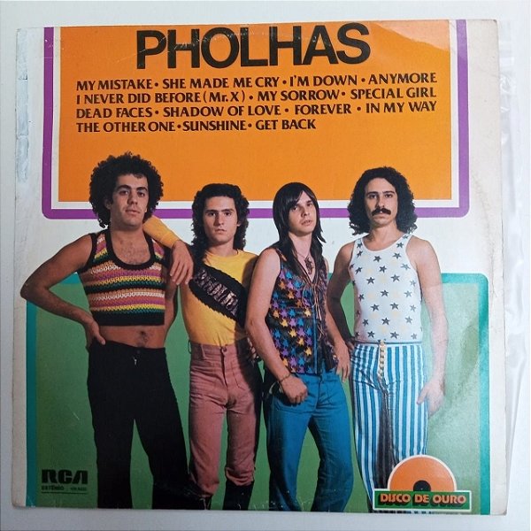 Disco de Vinil Pholhas - Disco de Ouro Interprete Pholhas (1977) [usado]