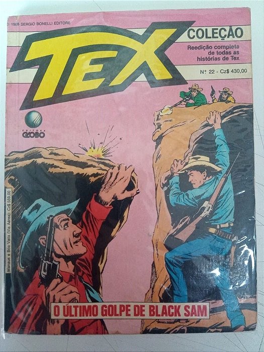 Gibi Tex Coleção Nº 22 Autor Tex Coleçao [usado]