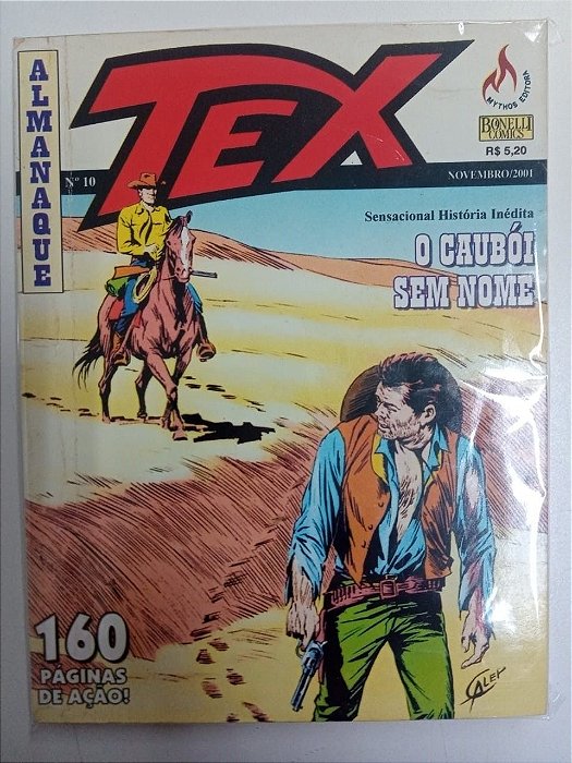 Gibi Almanaque Tex Nº 10 Autor o Caubói sem Nome (2001) [usado]