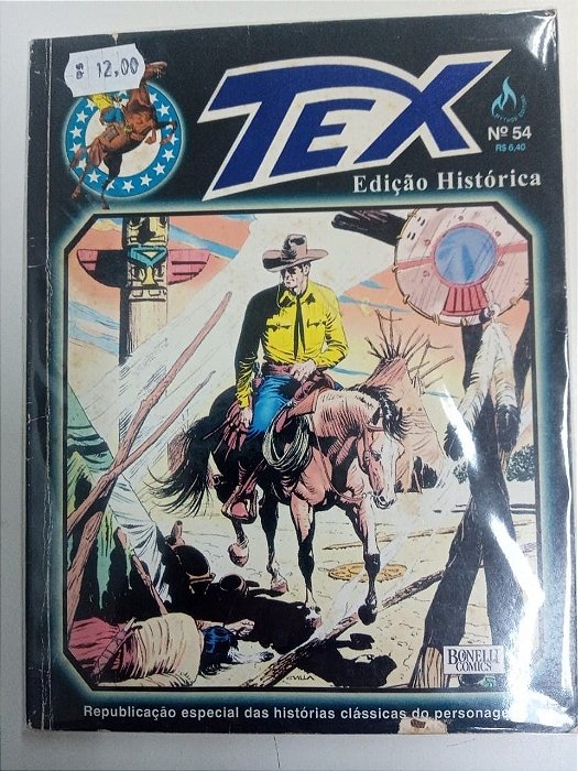 Gibi Tex Nº 54 - Edição Histórica Autor Tex - Edição Histórica [usado]