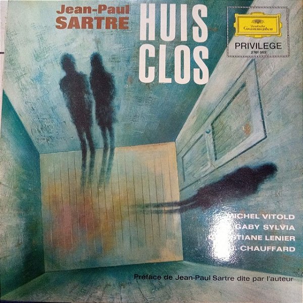 Disco de Vinil Jean Paul Sartre - Huis Clos 2 - Album, com Dois Lps Interprete Jean Paul Sartre [usado]