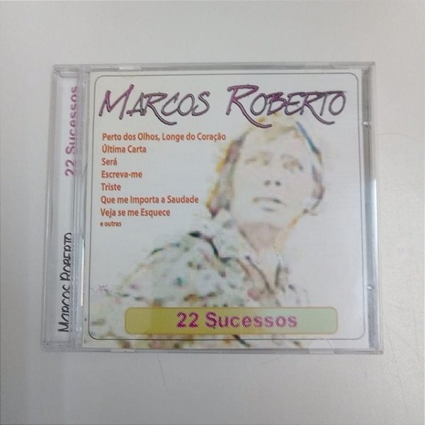 Cd Marcos Roberto - 22 Sucessos Interprete Marcos Roberto [usado]