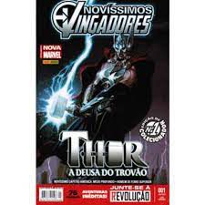 Gibi Novíssimos Vingadores Nº 01 Autor Thor - a Deusa do Trovão (2016) [usado]