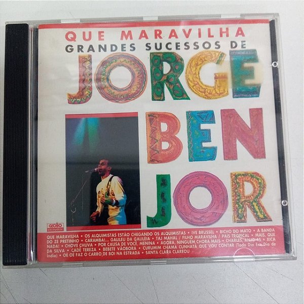 Cd Jorge Benjor - que Maravilha Interprete Jorge Benjor [usado]