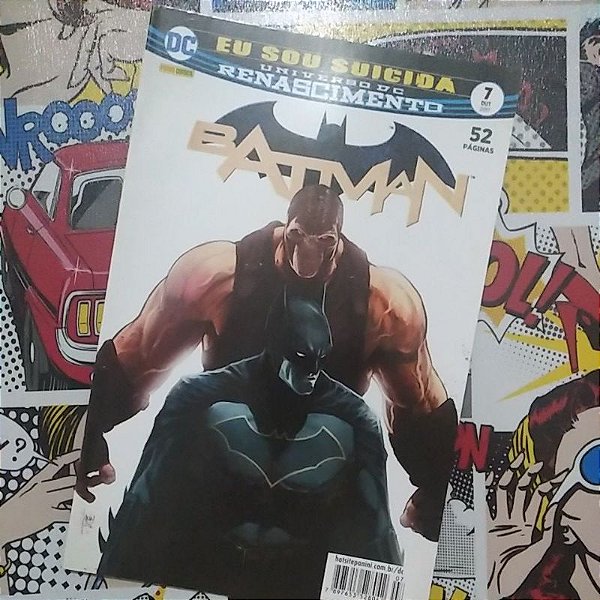 Gibi Batman- Universo Dc Renascimento Nº 7 Autor Eu Sou Suicida (2017) [usado]