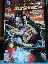 Gibi Liga da Justiça Nº 21 - Novos 52 Autor a Espetacular Conclusão de Shazam! (2014) [usado]