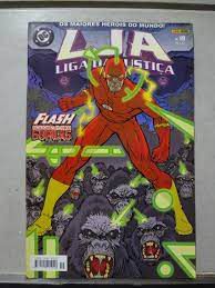 Gibi Liga da Justiça Nº 19 Autor Flash Confronto na Cidade dos Gorilas [usado]