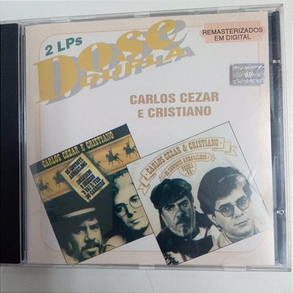 Cd Carlos Cézar e Cristiano - Dose Dupla Interprete Carlos Cézar e Cristiano (1997) [usado]