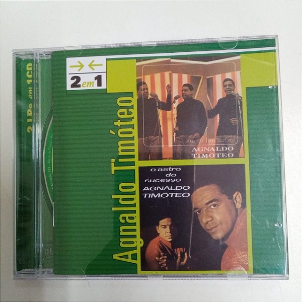 Cd Agnaldo Timóteo - Dois em um Interprete Agnaldo Timóteo [usado]