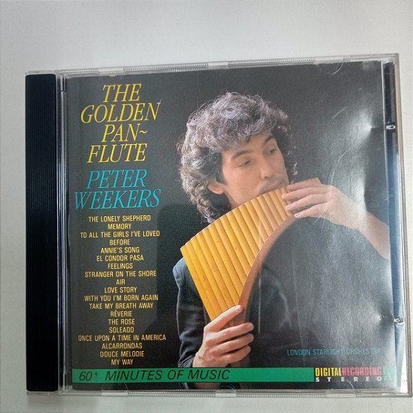 Cd The Golden Pan Flute Interprete Peter Weekers e London Starlight Orchestra (1992) [usado]