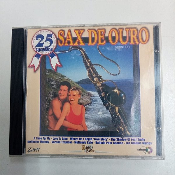 Cd Sax de Ouro - 25 Sucessos Interprete Varios [usado]