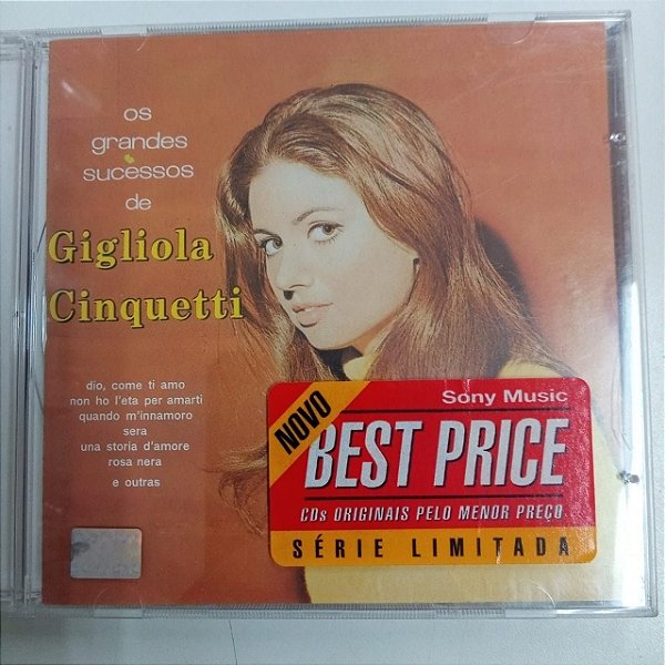 Cd Gigliola Cinquetti - os Grandes Sucessos Interprete Gigliola Cinquetti [usado]