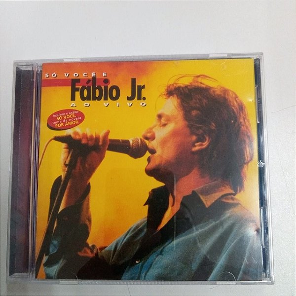 Cd Fabio Jr. ao Vivo - Só Você Interprete Fabio Jr. [usado]