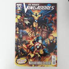 Gibi os Novos Vingadores Nº 25 Autor Nasce Uma Lenda! (2006) [usado]