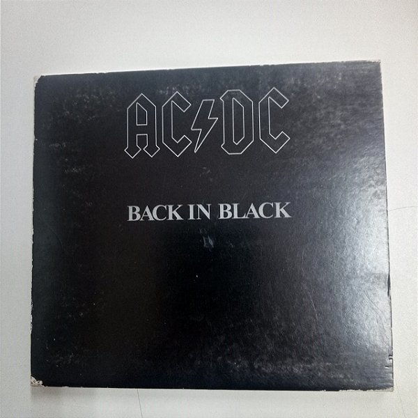 Cd Ac/dc - Black In Black /album com Dois Cds Capa Digipack Interprete Ac/dc (2003) [usado]