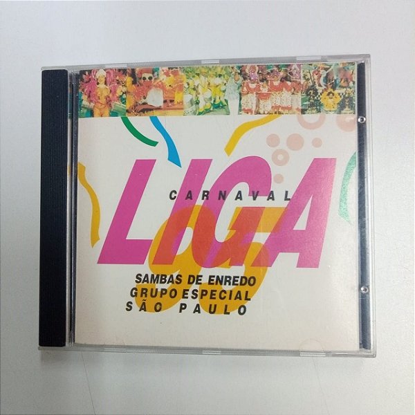 Cd Carnaval Liga 95 de Sambas de Enredo Grupo Especial de São Paulo Interprete Grupo Especial 1995 de São Paulo [usado]