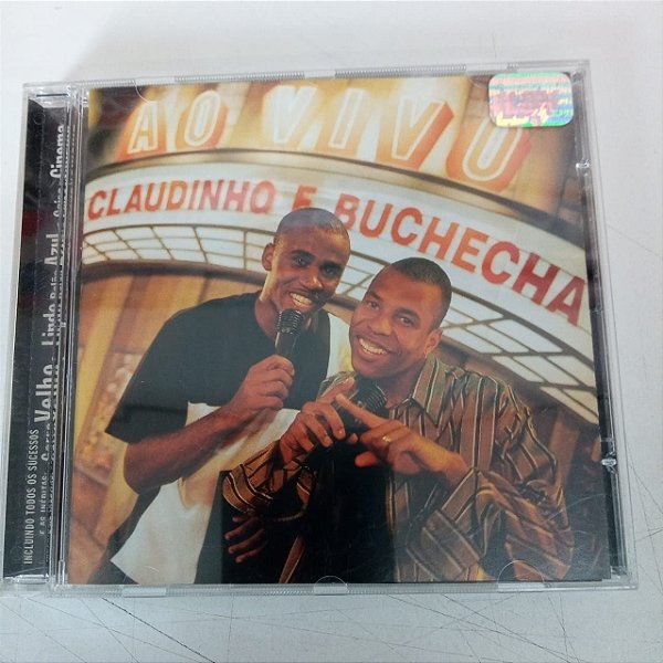Cd Claudinho e Buchecha ao Vivo Interprete Claudinho e Bochecha ao Vivo (1999) [usado]