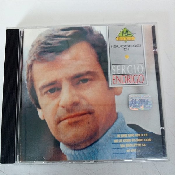 Cd Sergio Endrigo - I Susseci Di Interprete Sergio Endrigo [usado]