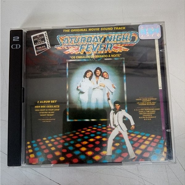 Cd Saturday Night Fever - Trilha Original Album com Dois Cds Interprete Bee Gees e Convidados (1996) [usado]