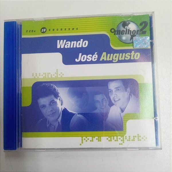 Cd Wando e José Augusto - Dois Cds 28 Sucessos Interprete Wando e José Augusto (2000) [usado]