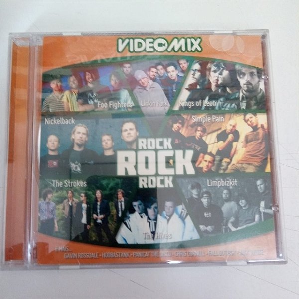 Cd Video Mix - Rock,rock , Rock Interprete The Strokes e Outros [usado]