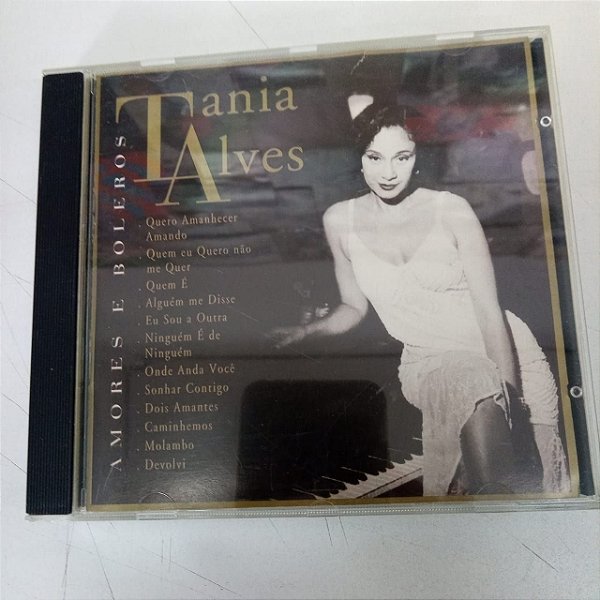 Cd Tânia Alves - Amores e Boleros Interprete Tãnia Alves (1994) [usado]